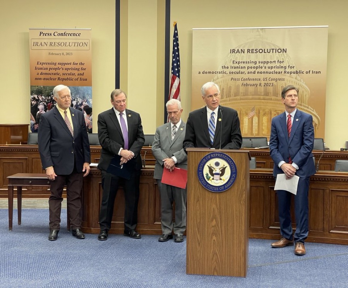 NCRI-US Welcomes Bipartisan US House Resolution Supporting Iran Uprising for a Democratic, Secular, Non-nuclear Republic